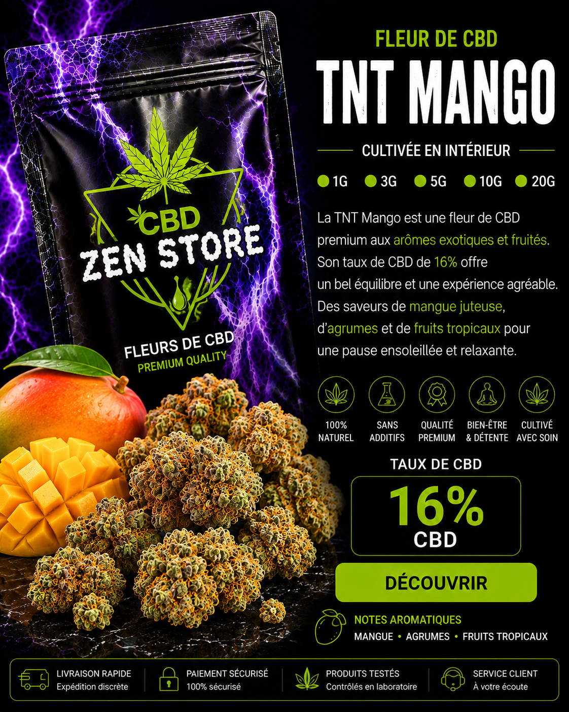 FLEUR TNT Mango