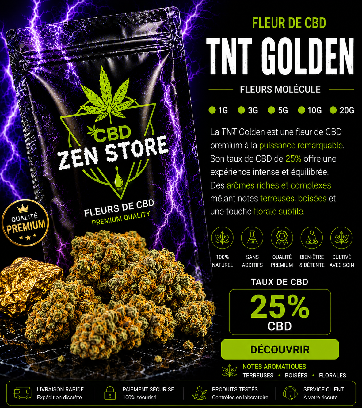 FLEUR TNT Golden